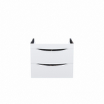 Тумба подвесная IDDIS Cloud, 60 см, белая/черный мрамор, CLO60B0i95