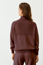 22705 Джемпер женский (темное какао)