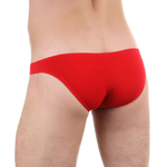 Сексуальные низкие трусы-слипы из хлопкового полотна (Размер: XL) (Цвет: ярко-розовый)