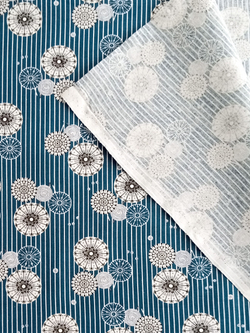 Ткань бязь плательная, рис. "Одуванчики", ширина 150 см, арт. 062