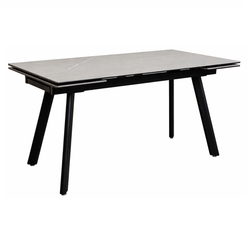 Стол для кухни керамический 120x80 раскладной цвет серый