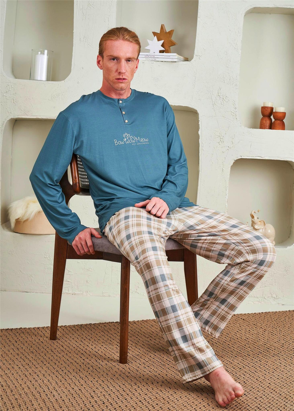 RELAX MODE - Пижама мужская пижама мужская со штанами - 10799