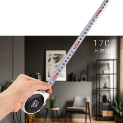 Рулетка "Home Series White" Deli H8005B 5м х 19мм (Эксклюзивный дизайн, подарочная упаковка)