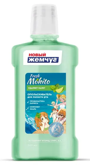 Ополаскиватель для полости рта Невская косметика Новый жемчуг мохито 500мл