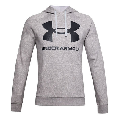 Мужская кофта теннисная Under Armour Rival Big Logo Hoody Men - Grey, Black