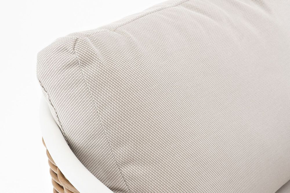 "Тоскана" лаунж-зона из искусственного ротанга, цвет соломенный