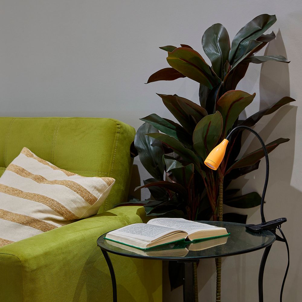 ULM-D501 4W-4000K ORANGE Светильник настольный светодиодный прищепка. Механический выключатель. Оранжевый. TM Uniel