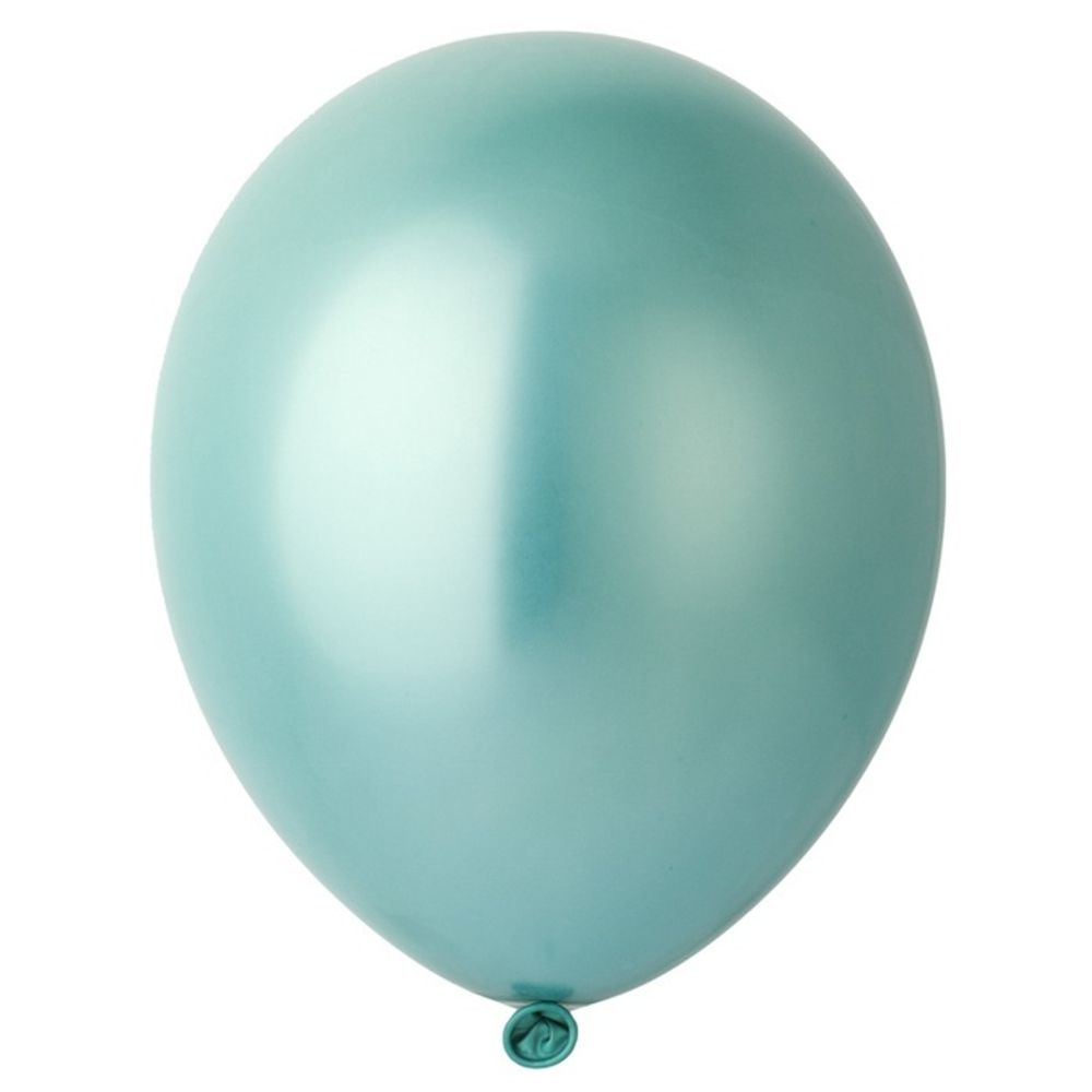 Воздушные шары Весёлая Затея, хром зелёный, 50 шт. размер 5&quot; #1102-2404