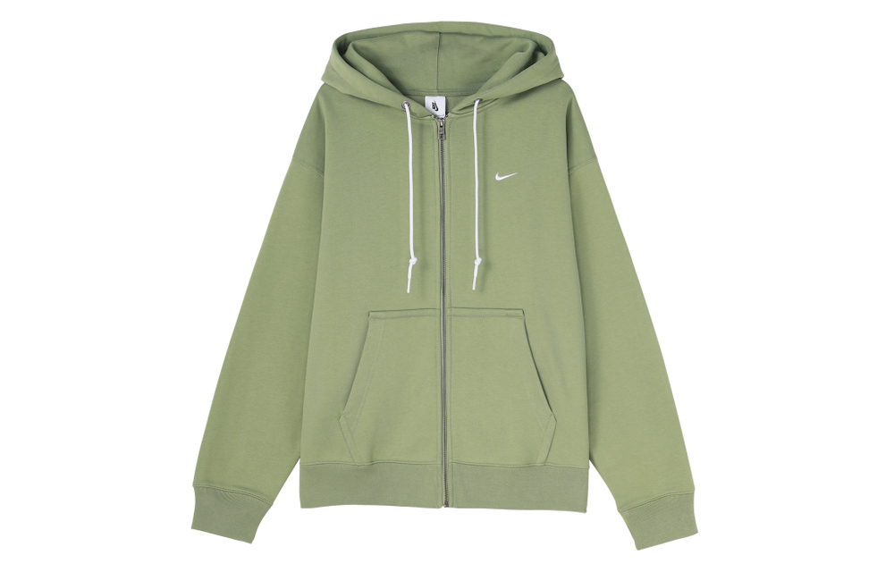 Зипка Nike Solo Swoosh (флис), олив.