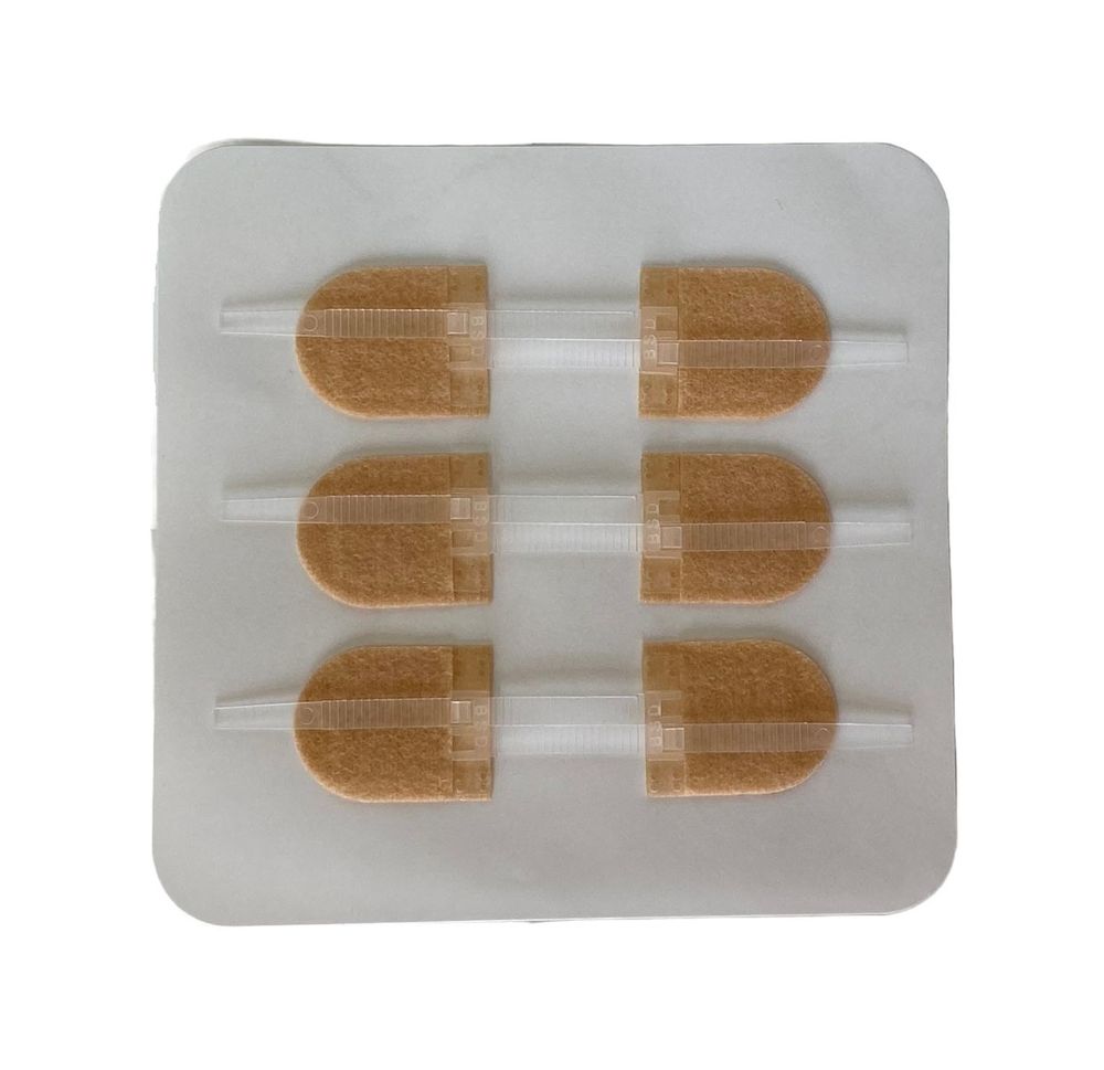 Зип-пластырь адгезивный для армейской аптечки 3 шт. (70 х 22 мм), телесные, ВоенПро