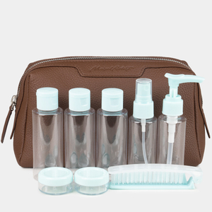 Несессер Trapèze из кожи теленка, цвета шоколад