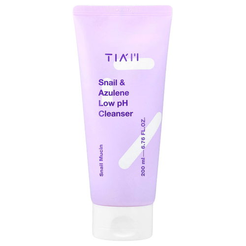 Tiam, Очищающее средство с улиткой и азуленом с низким уровнем pH, 200 мл (6,76 жидк. унц.)