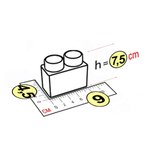 Элемент 9x4,5x7,5 см для конструктора 7,5"