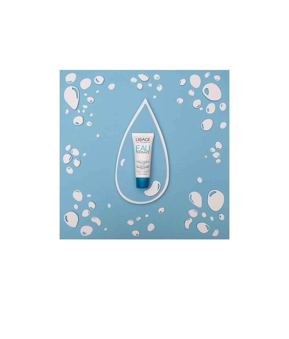 Uriage Eau Thermale Rich Water Cream - питательный и увлажняющий крем для сухой и очень сухой кожи /   40  ml  / GTIN 3661434004995