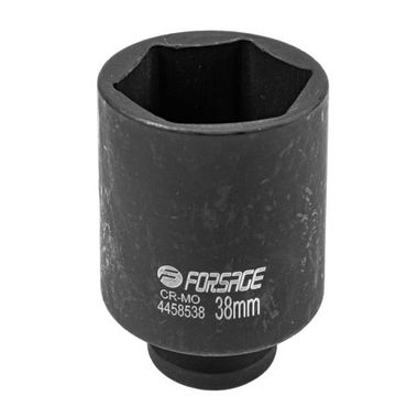 Головка ударная глубокая 38мм 1/2''6гр. Forsage F-4458538