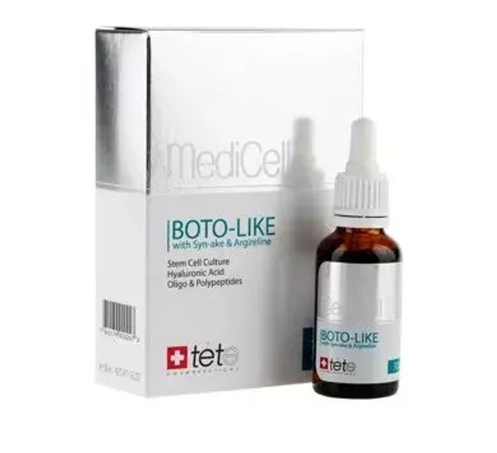 Сыворотка от мимических морщин С пептидами-миорелаксантами / TETe BOTO-LIKE Serum 30 ml