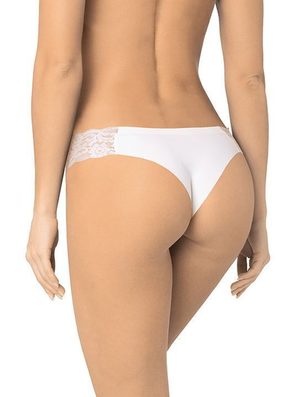 Трусы-бразилиана с V-посадкой (Размер: M) (Цвет: черный)