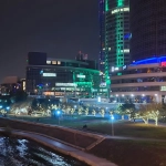 Гирлянда для улицы 11м 120 ламп LED чёрный провод, 8 реж, IP-54, Белый (возможность соединения)