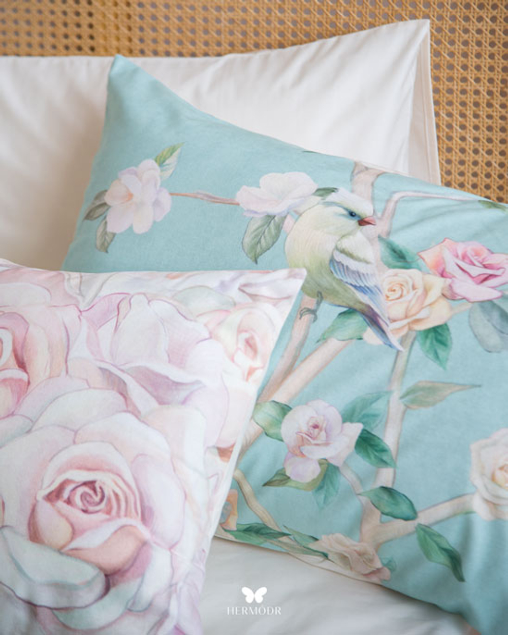 Комплект постельного белья двуспальный Hayat Hermodr 8 предметов 130220272 Иран