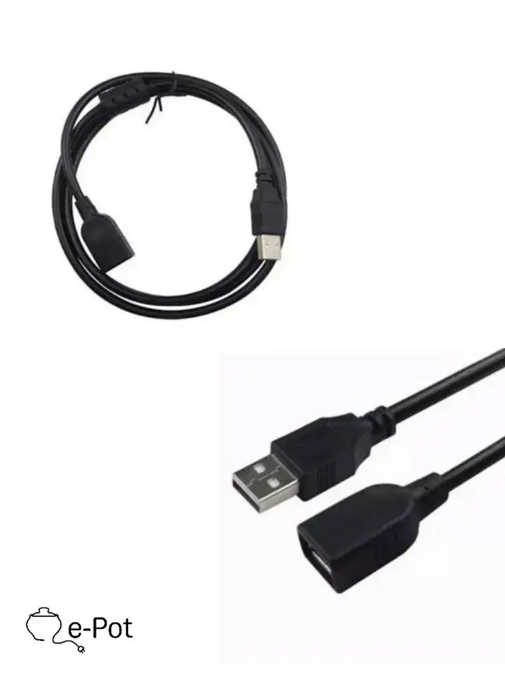 Кабель USB 2.0 удлинитель 3 метра