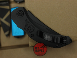 Нож Microtech BLACK Brachial-A 268A-1T - черная рукоять, черный клинок