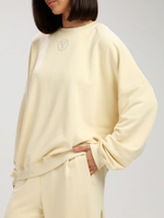 Костюм oversize в стиле спорт шик, молочный