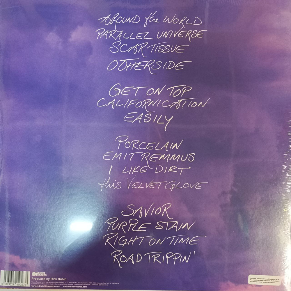 Red Hot Chili Peppers ‎– Californication 2LP (Европа 2024г.) Red/Blue Т