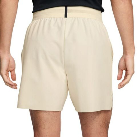 Мужские теннисные шорты Nike Court RG Dri-FIT Slam Tennis - бледно-слоновая кость/черный