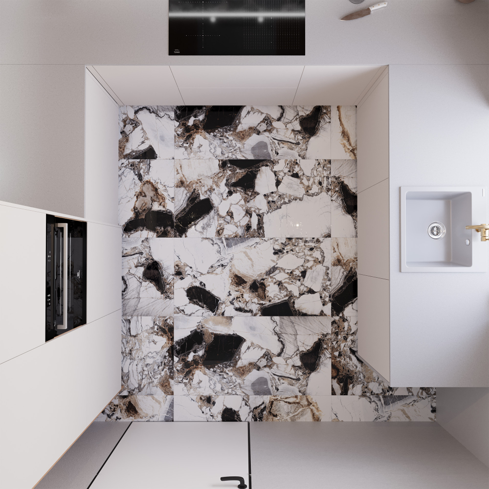 Керамогранит, Arcadia Ceramica, GRANDE CRYSTAL, 1200x600 мм, суперглянцевая