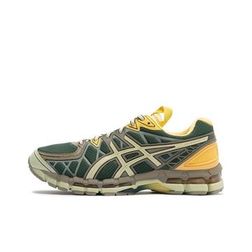 Asics Gel Kayano20 Бежевые кроссовки Низки Зеленый Желтый Унисекс