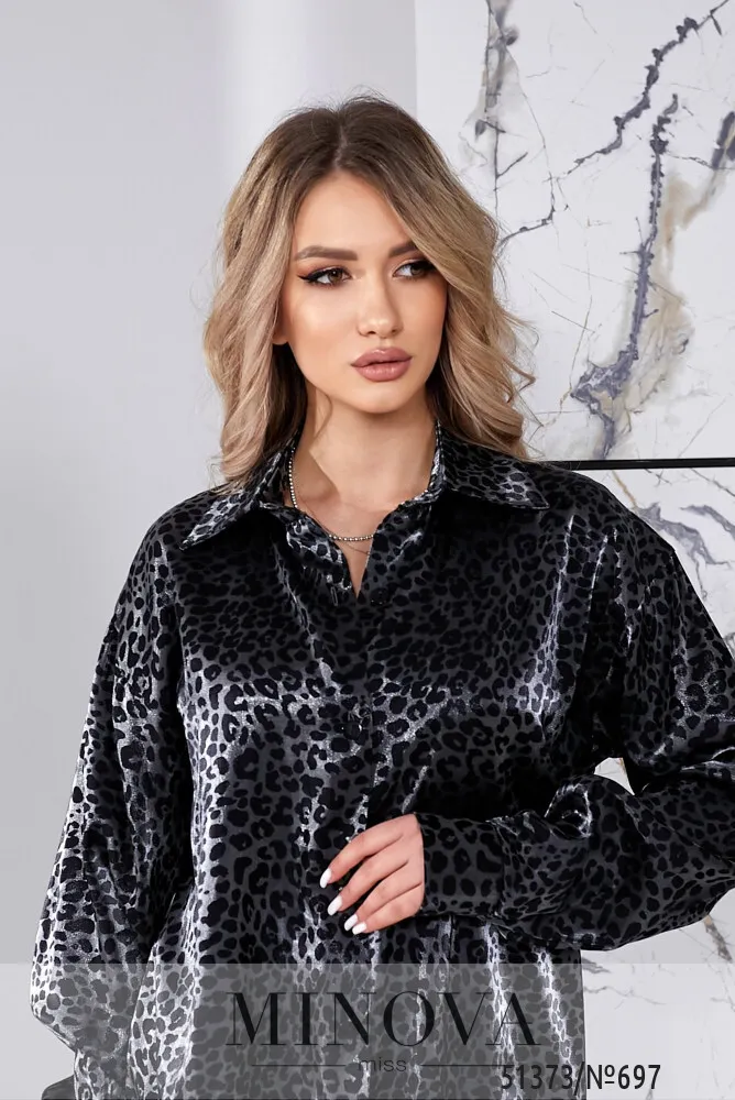 Рубашка 697-черный Minova
