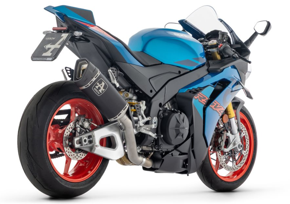 Arrow Глушитель Pista черный титановый Aprilia RSV4 + титановый линк-пайп 71003PTN