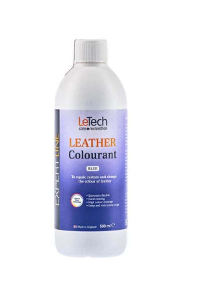 LeTech Expert Line Краска для кожи (Leather Colourant) Blue, 500мл