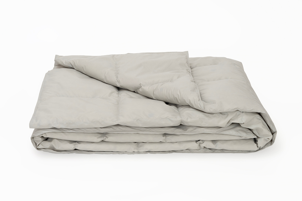 Плед дорожный пуховый 140х200 German Grass Travel Plaid серый