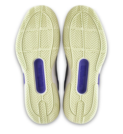 Мужские кроссовки теннисные Wilson Rush Pro 5 Clay - grey dawn/black/tender yellow