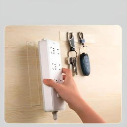 Двухсторонний нано скотч многоразовый прозрачный 3 метра, крепеж без следов