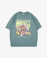 Футболка SoWhat? Rabbit Голубая