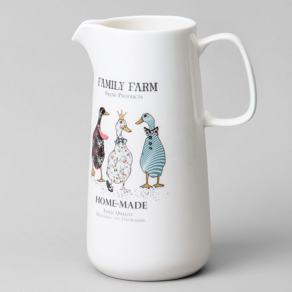 КУВШИН LEFARD "FAMILY FARM" 21 СМ 1200 МЛ (КОР=6ШТ.)