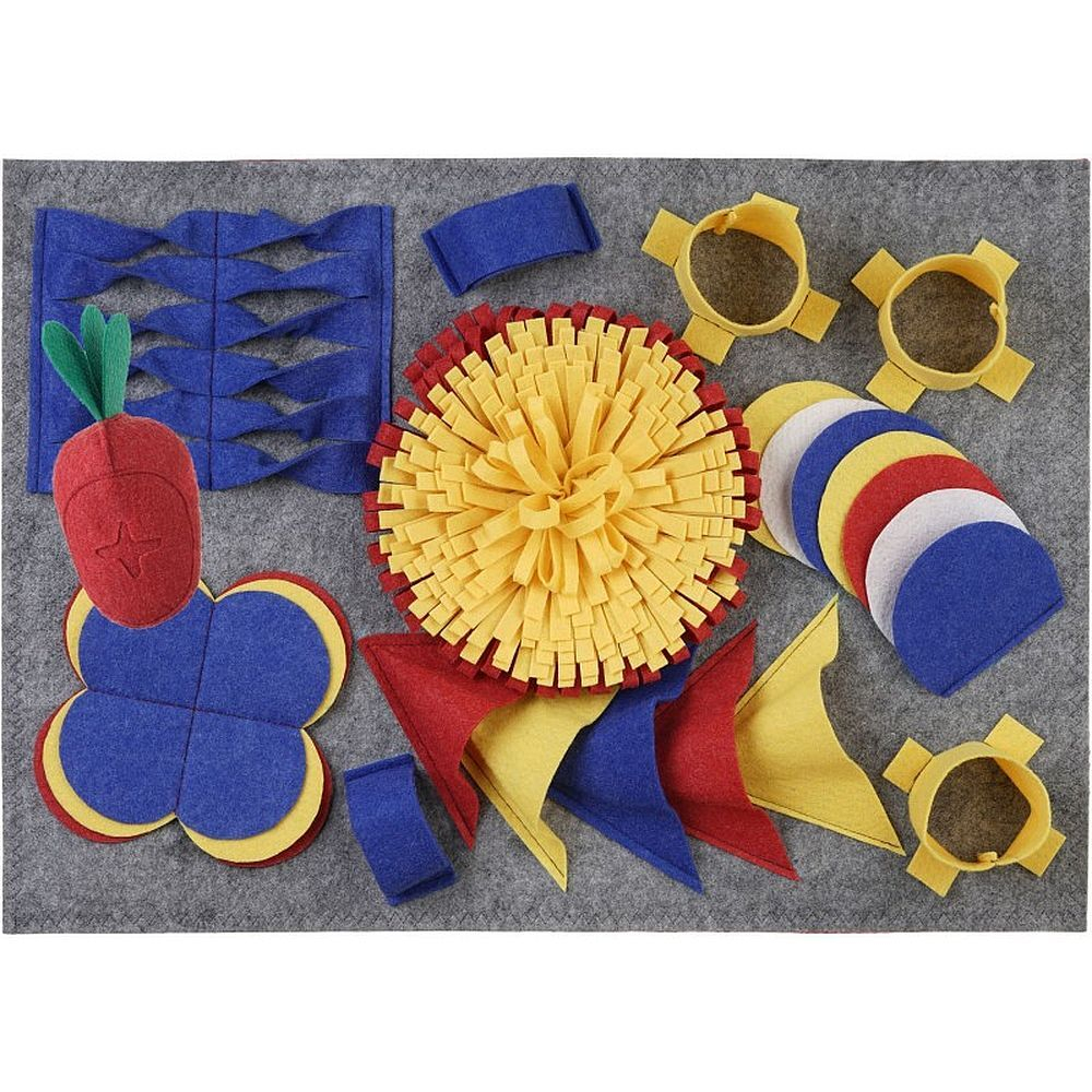 Нюхательный коврик, размер 50*70 см, 7 заданий