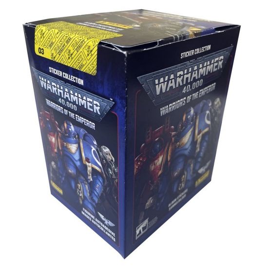 Бокс с наклейками Panini WARHAMMER 40 000, 50 пакетиков в боксе