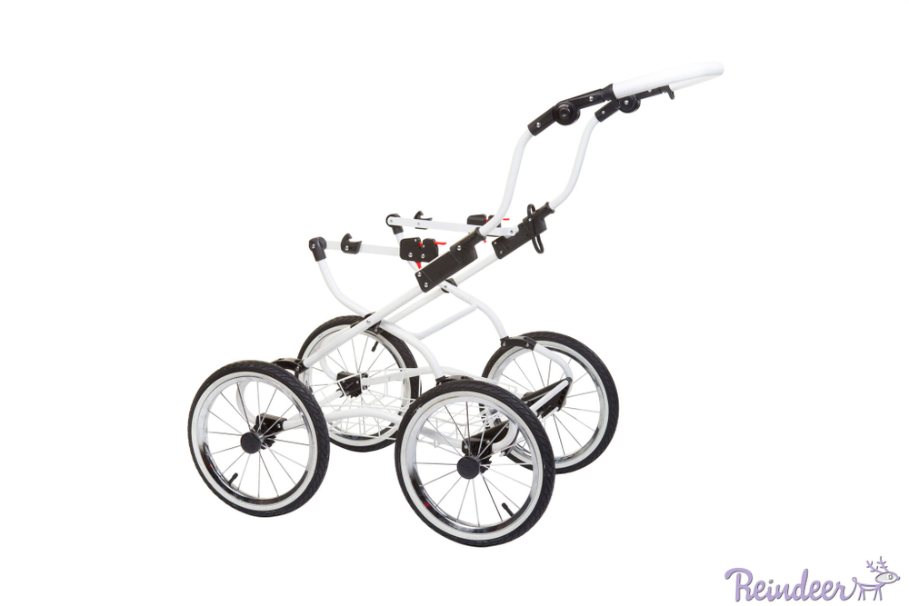 Детская коляска Reindeer Prestige Lily 2 в 1, эко-кожа (фиолетовый )