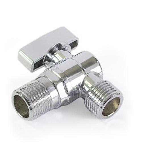 Кран уг.(хром)(TIM) 1/2-1/2 (1/60)