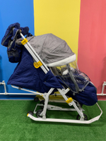 Коляска комбинированная «Disney-baby 2» с Микки Маус синий (арт. DB2/4)