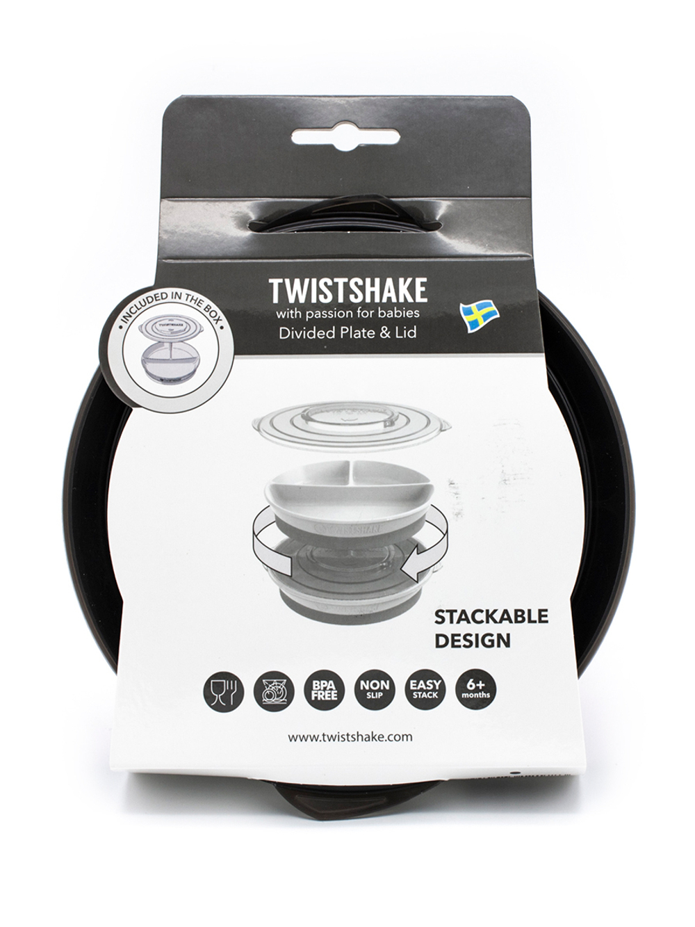 Тарелка с разделителями Twistshake (Divided Plate)