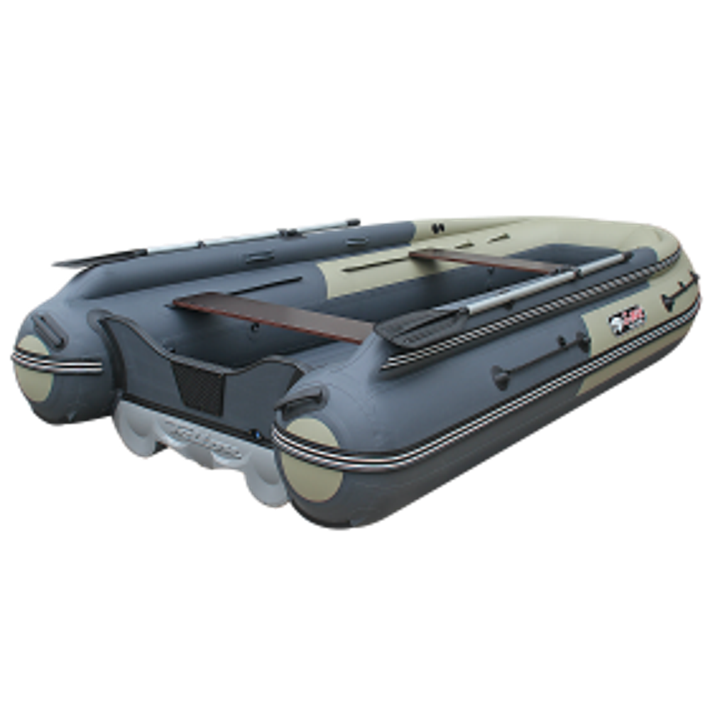 Лодка ПВХ Angler Reef Тритон S-Max 370FiND с интегрированным фальшбортом