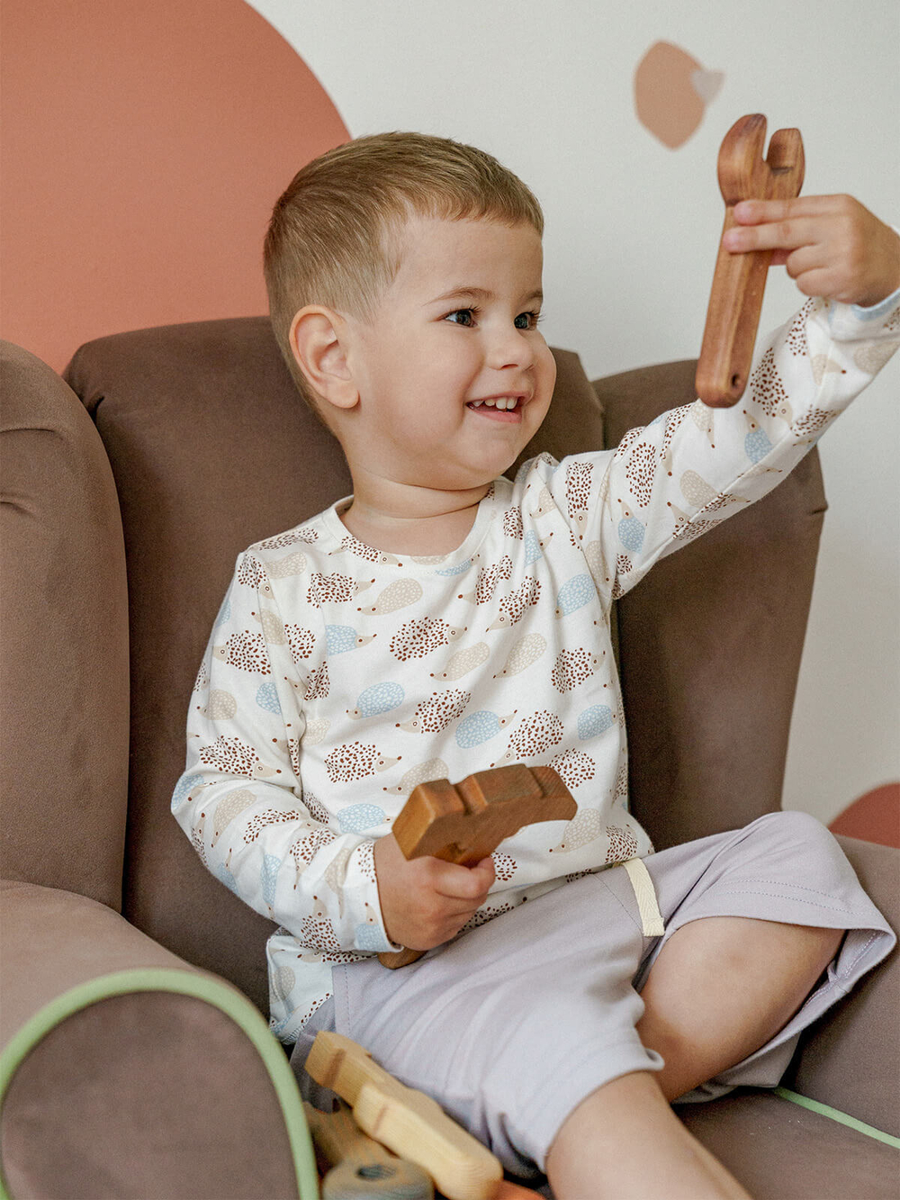 Шорты удлиненные Mjölk Magic Mint/White Sand, сет 2 шт., уценка