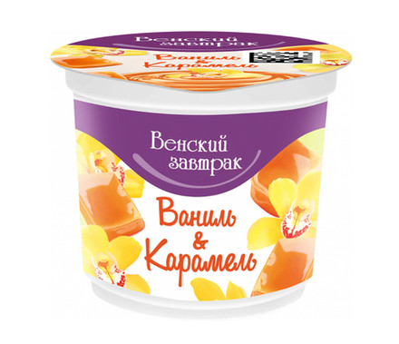 Десерт творожный "Венский завтрак" 4% 150г. Ваниль и карамель Минск
