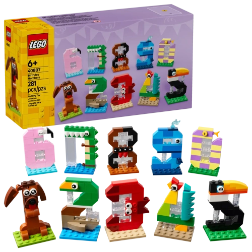 Конструктор LEGO 40807 Числа на день рождения