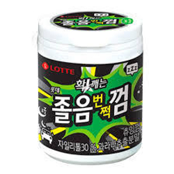 Резинка жевательная ANTI-DROWSINESS от сонливости Lotte Korea, 87г