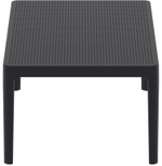 Столик пластиковый журнальный Siesta Contract Sky Lounge Table, черный
